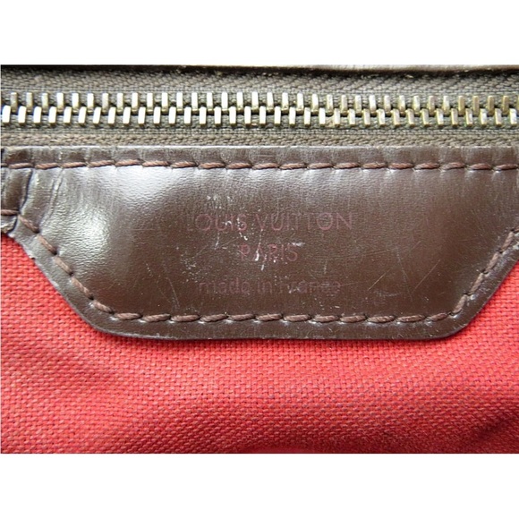 Louis Vuitton Brown Checkered Tote - Picture 10 of 12